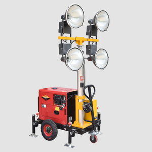 Torre de luz portátil al por mayor del remolque del generador diesel