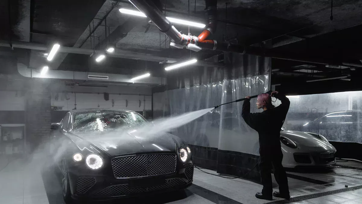 ¿Qué tamaño generador de la lavadora de presión eléctrica?