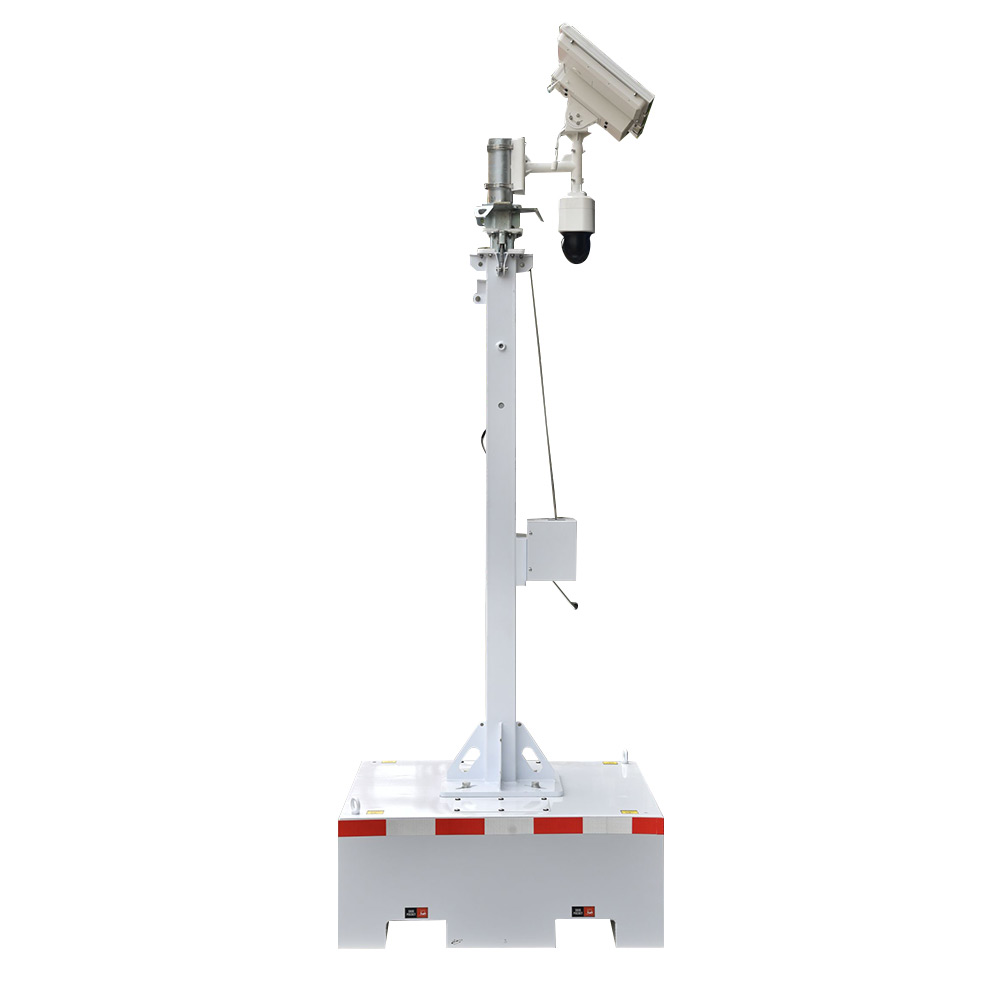 Pedestal de seguridad desplegable